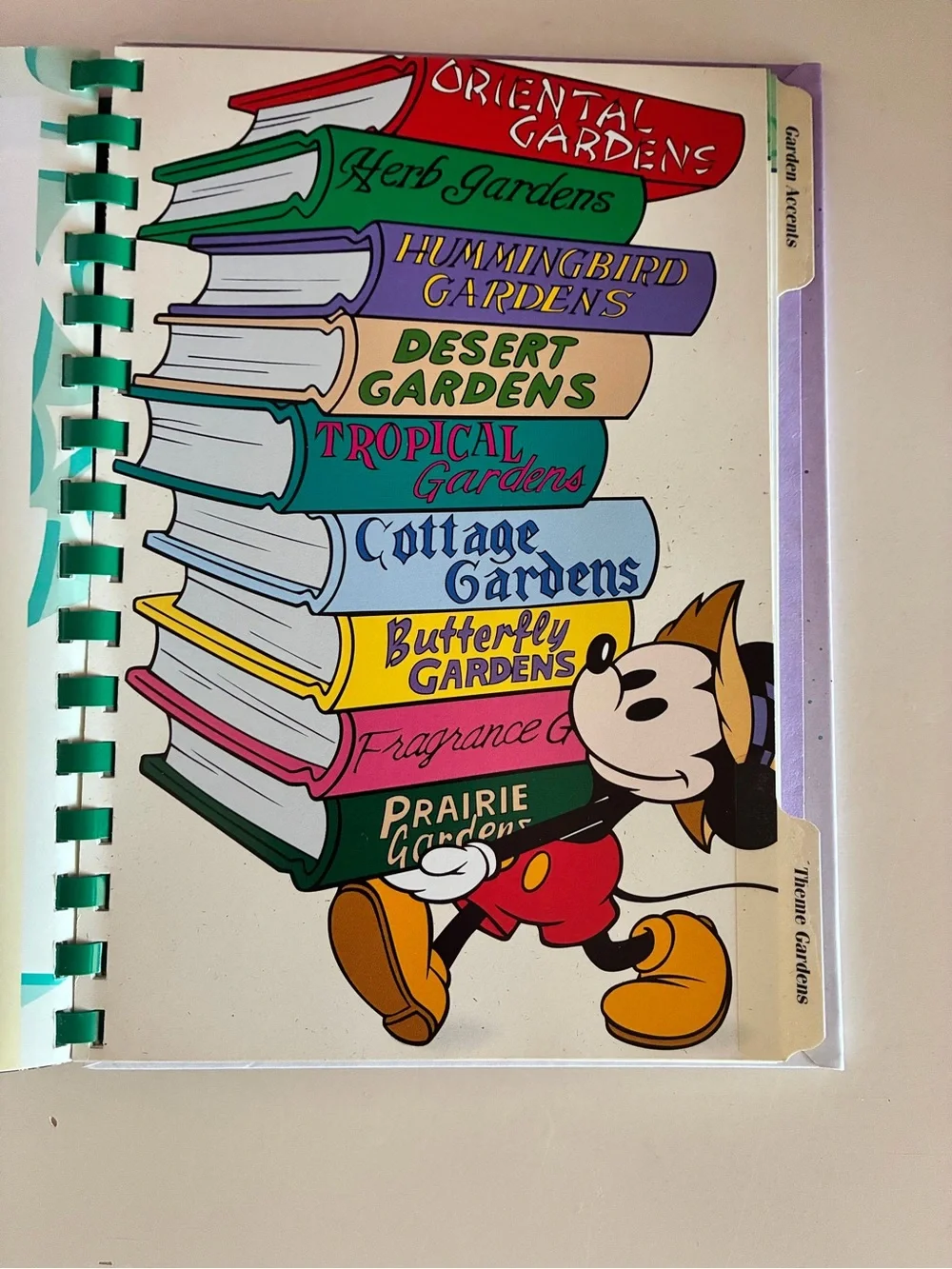First Edition Disney Parks Vintage Disney Gardening with Mickey Book